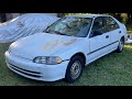 Picking up the project 94 honda civic dx eg8