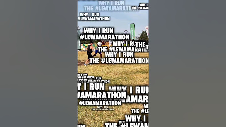 Reasons why I run the #LewaSafariMarathon 💚