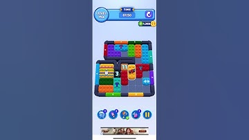 Level 754 colour block jam solved #colourblockjam #level754 #games #colorblocks