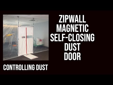 Magnetic Dust Barrier Door System