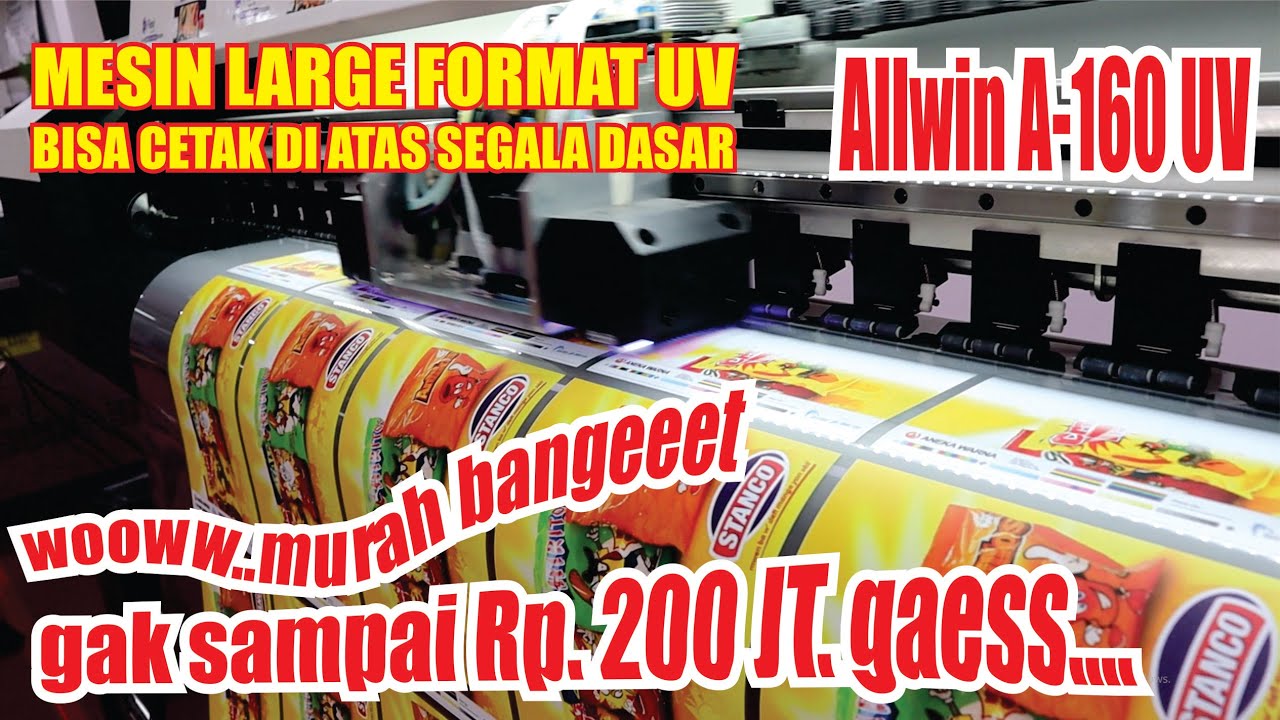 mesin digital printing uv terbaik dgn harga terjangkau, allwin 160 