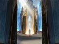 A journey toward a mysterious doorway… where heavenly light is waiting! ✨ #PalaceEntrance