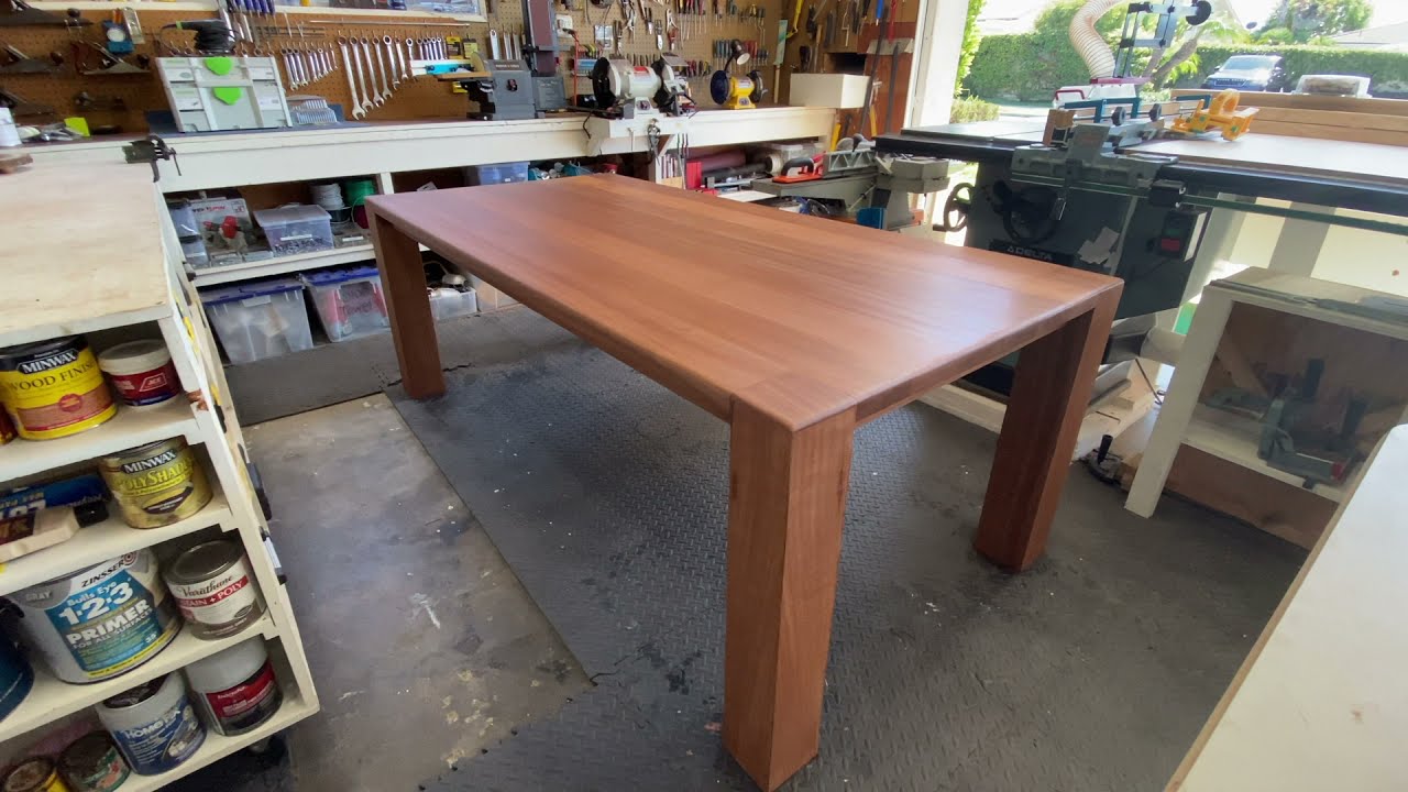 Building A Mahogany Table (Woodworking)