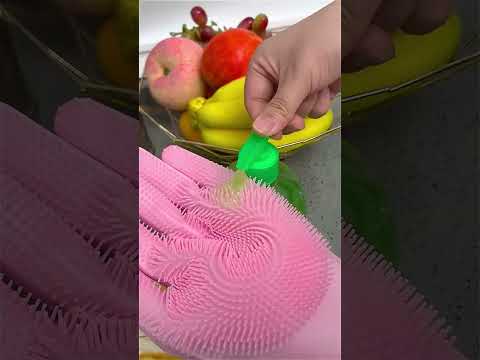 قفاز السيليكون لحماية اليدين متعدد الاستخدامات للمطبخ والتنظيف