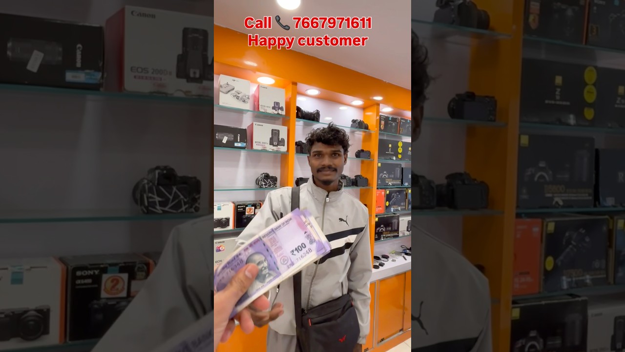 Happy customer review camera 📸 market Ranchi Jharkhand second hand camera shop 