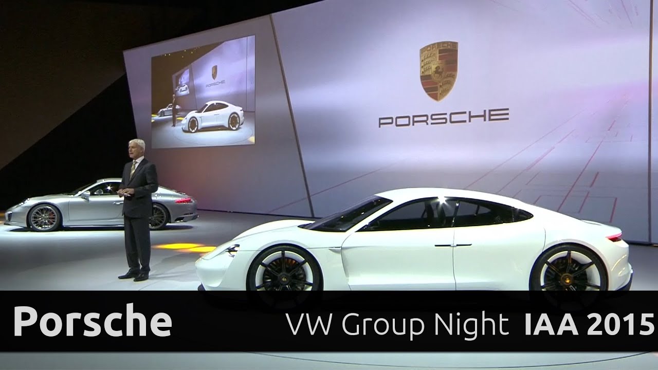 Porsche 911 Carrera S & Mission E - Präsentation auf der Volkswagen ...