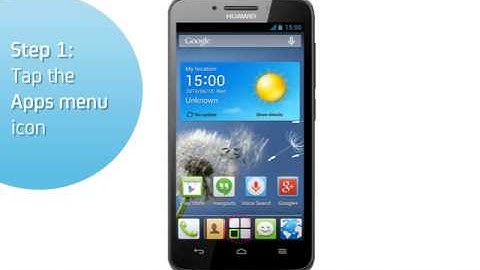 Huawei Ascend Y511: Turn on/off data roaming services