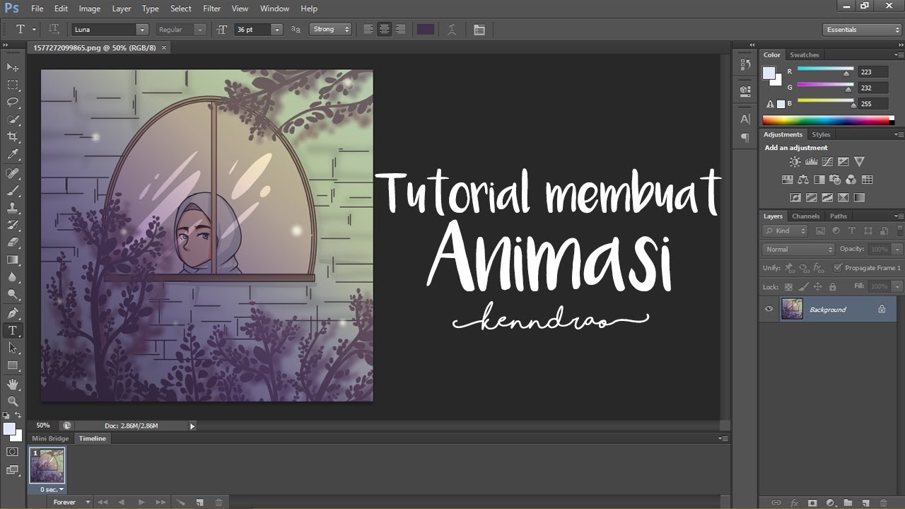 Tutorial Membuat Animasi  di Photoshop  YouTube