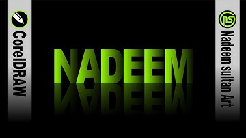 How to Write 3D type Text in Coreldraw