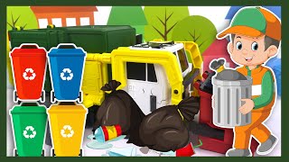 Le Camion Poubelle 🗑️ pour Enfants | Recyclage ♻️ et Tri des Déchets