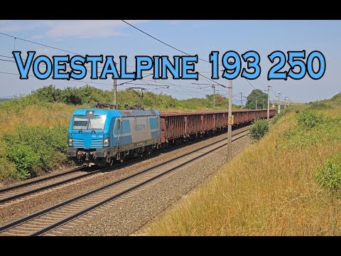 Voestalpine 193 250 met lege schroottrein door Gramatneusiedl!
