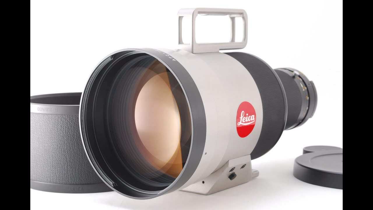 Rare/Exc+] Leica APO-TELYT-R 400mm f/2.8 MF Lens 3-Cam w/Trunk