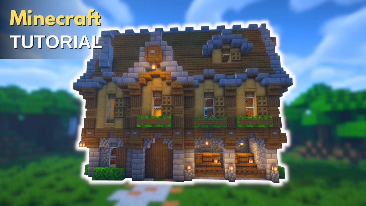 Minecraft: How to Build a Medieval Warehouse | Storehouse (Tutorial ...