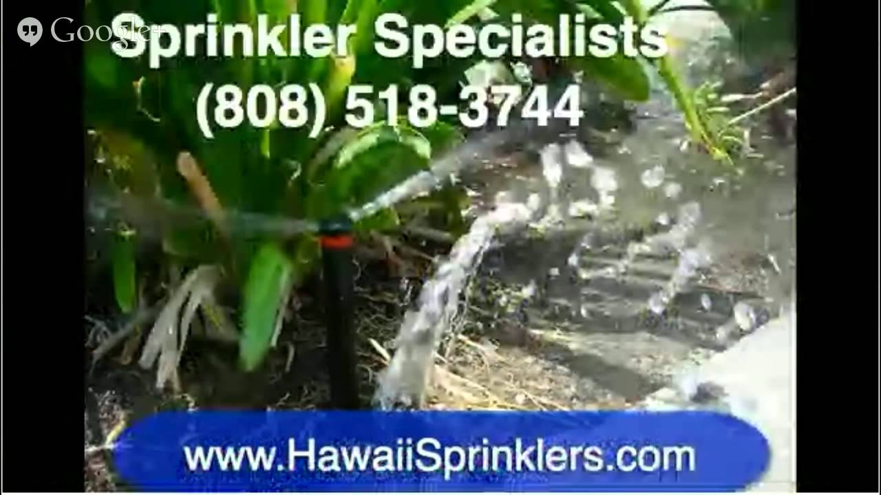 Sprinkler Repair Hawaii Schedule Today 8085183744 YouTube