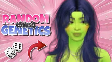 *RANDOM* Genetics!?! Sims 4 CAS Challenge