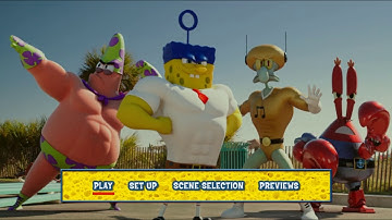 Sponge Out of Water DVD Menu Walkthroughs