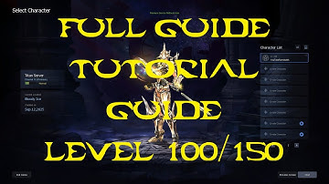 CABAL ONLINE NA - FULL GUIDE TUTORIAL SQ Level 100 to Level 150