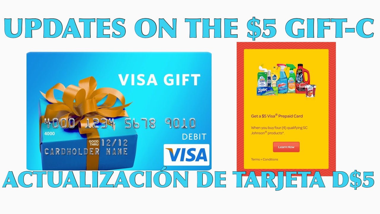UPDATES ON THE $5 GIFT CARD/ACTUALIZACIÓN EN LA TARJETA DE $5 - YouTube