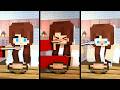 Feed Ghost JJ's sister  - JJ MAIZEN Minecraft Animation | Minecraft Mix