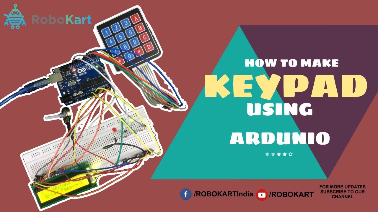 How TO Use Keypad With LCD Display using Aruduino - YouTube
