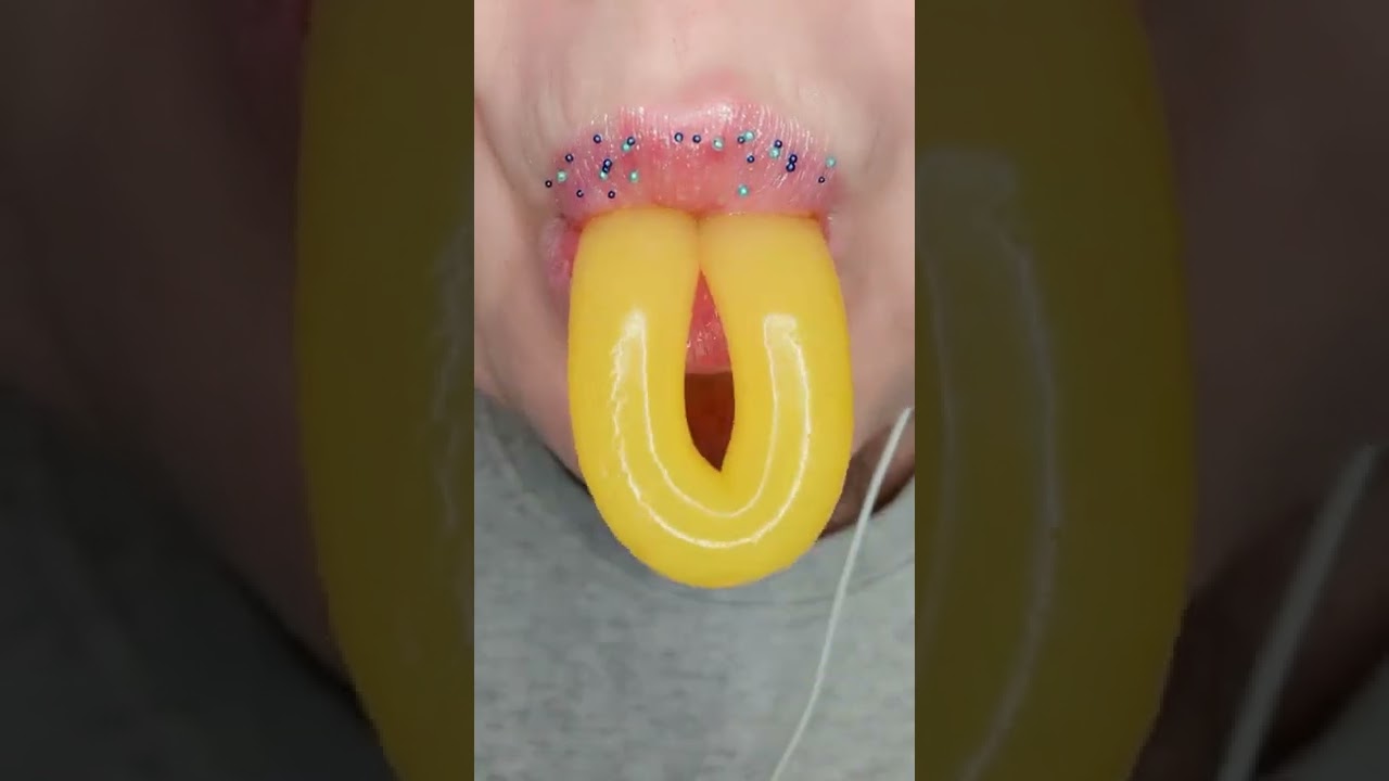 ASMR Satisfying Jelly Straw 