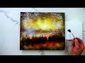 MISTY MORNING | landscape art | EASY PAINTING for BEGINNERS