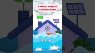 Lagu Tema " Bencana Alam " cocok untuk anak-anak. Judul lagu "Banjir" #laguanakanakindonesia #anaktk