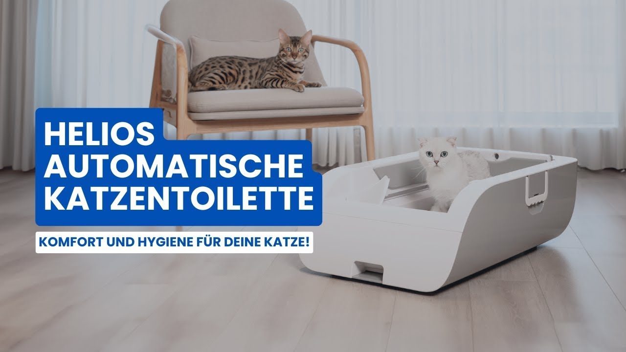 Helios - Die selbstreinigende Katzentoilette für ein sauberes Zuhause