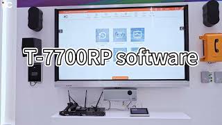 IP PA System Client Management Software T-7700RP