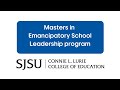 Masters in  emancipatory school leadership program  leveraging our theoretical framework