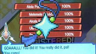 COMPLETED THE DEX AND CATCHING ZYGARDE!!! Pokemon Ultra Moon