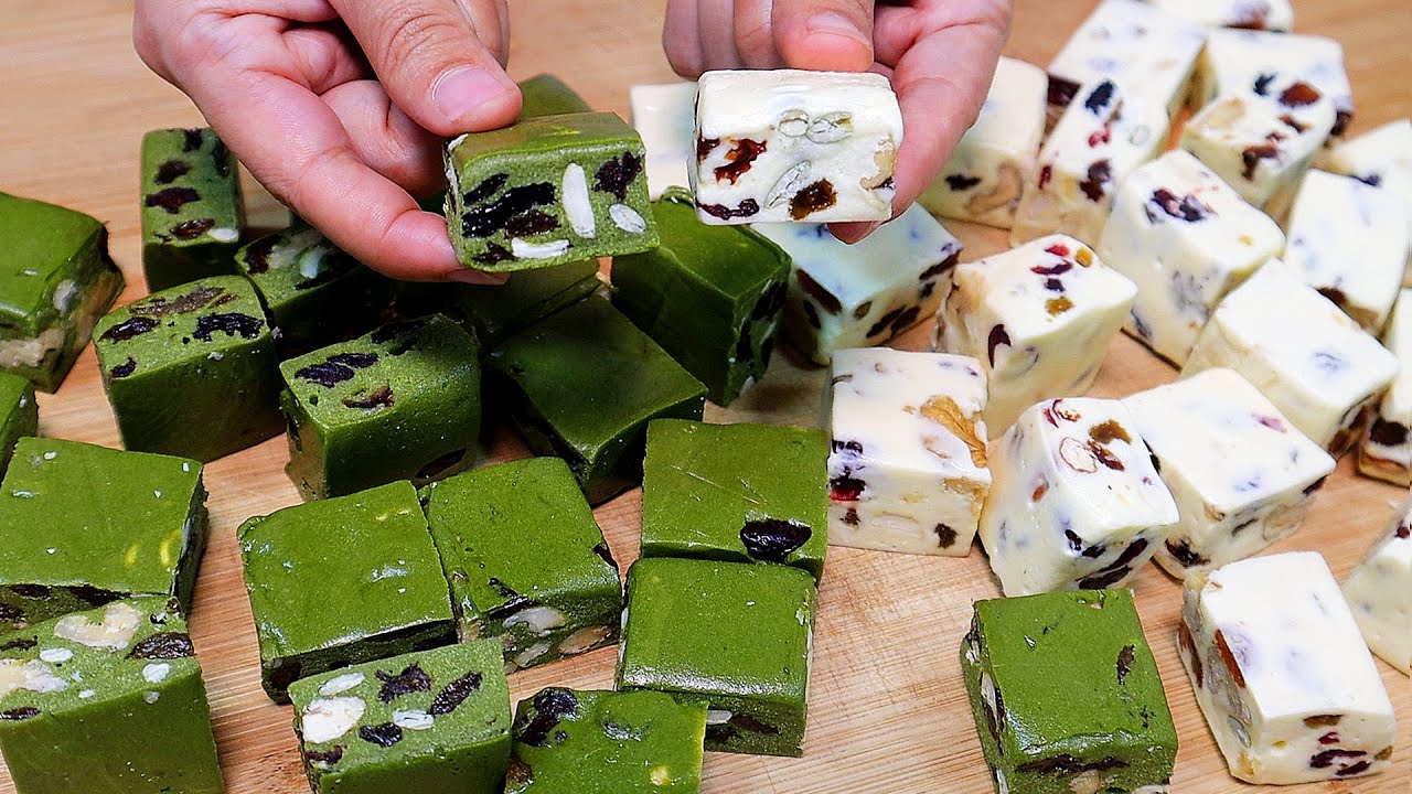 手工牛軋糖做法簡單，奶香濃郁，孩子超喜歡，送親戚朋友誠意滿滿