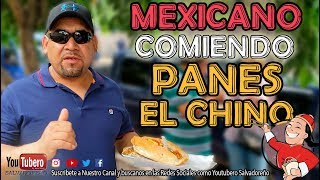 Un Mexicano comiendo los Mega Panes El Chino, San Salvador El Salvador SVL SV YS