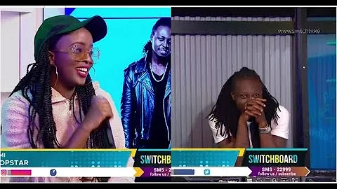 Nadia Mukami makes DJ Flinch sweat on Live TV - When you meet your crush on TV