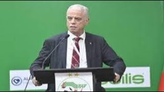 عاجل: جهيد زفيزف رئيس الاتحادية الجزائرية لكرة القدم يقدّم استقالته رسميًا
