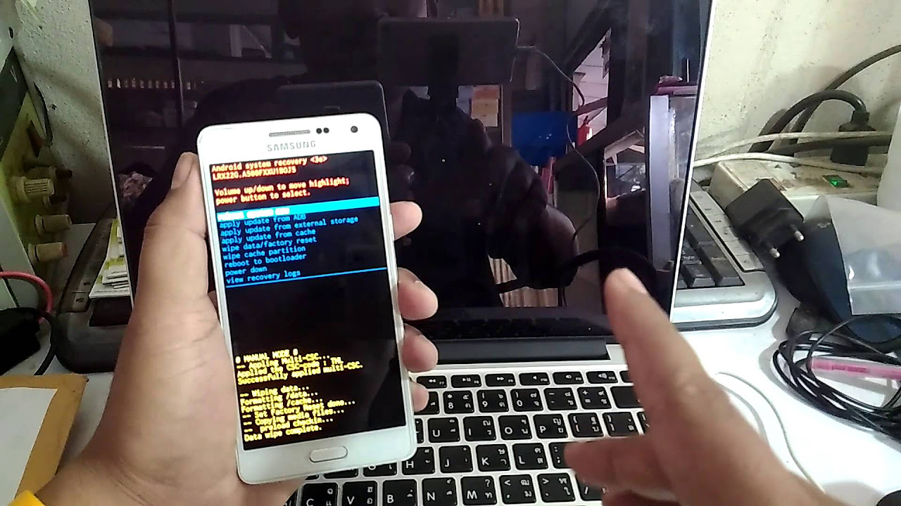 โทรศัพท์ เปิด เครื่อง แล้ว ค้าง Update 2022 แก้เครื่องค้าง ดับ เปิดไม่ติด samsung galaxy A5 LearnWithMe