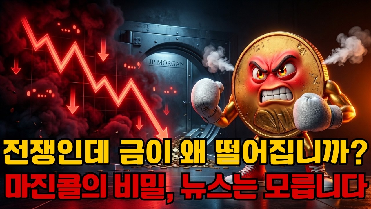 [긴급] 전쟁인데 금이 왜 떨어집니까? — 코스피 -19% 서킷브레이커, JP모건이 감추는 마진콜의 비밀