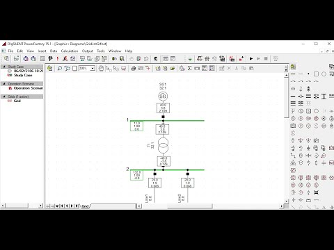 DIgSILENT PowerFactory Load flow analysis for double circuit ...