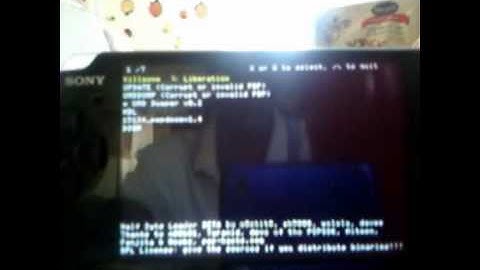 PSP 3000 Runs HOMEBREW with half bite loader