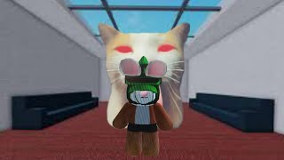 ПОБЕГ ОТ ОГРОМНОГО КОТА в РОБЛОКС! Roblox