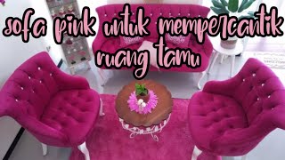 Pilihan Sofa Warna Pink