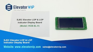 Monarch LOP HOP LCD Display Board HCB-SL-V Used for Nippon or SJEC Brand MCTC-HCB-D2-SJ