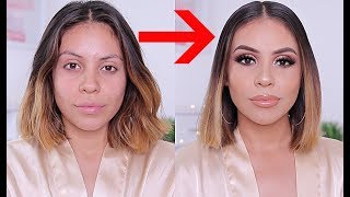 2 HOUR GLAM TRANSFORMATION: GET READY WITH ME! SKIN, TEETH WHITENING, HAIR & MAKEUP | JuicyJas