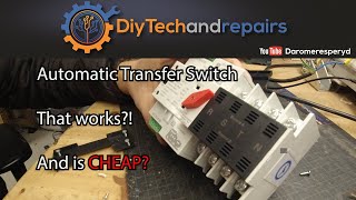 Automatic transfer switch setup for home DIY solar systems (You wont believe the outcome)