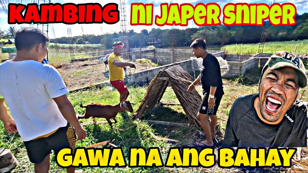 GAWA NA ANG BAHAY KAMBING NI IDOL @JaperSniperOfficial @kuyadangtv8604 