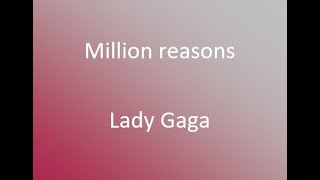 Million reasons - Lady Gaga (cover) avec parole