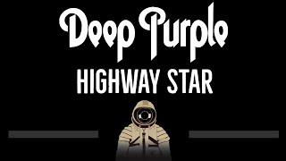 Video thumbnail of "Deep Purple • Highway Star (CC) 🎤 [Karaoke] [Instrumental Lyrics]"