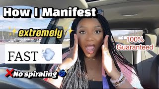 How I manifest EXTREMELY FAST | Law of Assumption