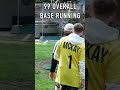 Is this Good or Bad Baserunning?🤔 #dingersornothing #wiffleball #baseball #shorts