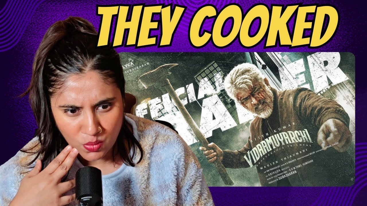 Vidaamuyarchi Trailer Reaction | Ajith Kumar, Trisha, Arjun | Ashmita Reacts